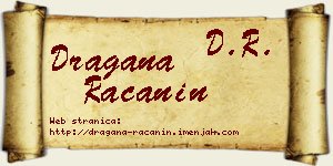 Dragana Račanin vizit kartica